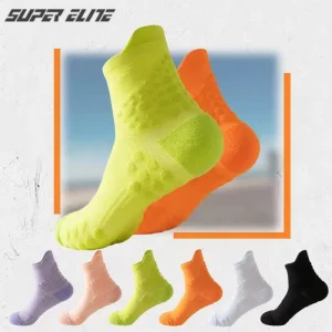 Professional Crew Knitted Sports Socks Running Men’s Women’s Summer Standard Marathon Compression Quick-drying Breathable Hiking
