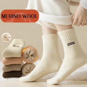 Professional Custom Made Warm Comfortable Soft Thick Casual Socks Merino Wool Socks
