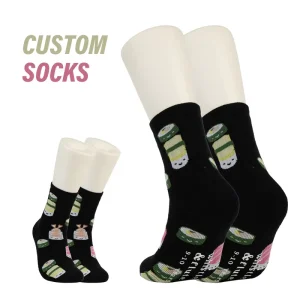 Professional Design Warm Winter Cotton Terry Crew Socks for Children Anti-Slip with Custom Packaging Spring Season