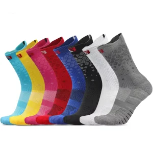 Professional Elite Sport Basketball Socks Moisture Wicking Cushion Mens Compression Running Socks