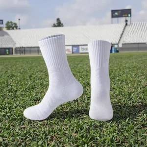 Professional Football Basketball Socks for Men Women Thick Terry Cushioned Performance Non Slip Breathable Cotton Knitted Cuff