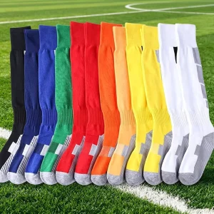 Professional Gym High Tube Custom Football Socks Knee Women Men Athletic Chaussettes Football