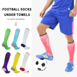 Professional Knee High Adult Knee High Socks Sports Youth Soccer Socks Towel Bottom Mens Football Socks