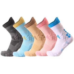 Professional Knitted Customizable Running Basketball Badminton Sports Socks for Men Women Thickened Towel Bottom Sweat-Absorbing