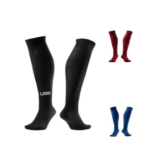 Professional Long tube Sports Towel Sweat absorbing Bottom Solid color Badminton Men Women Running Fitness Socks