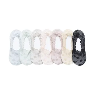 Professional Manufacture Breathable Non Slip Invisible Socks for Women
