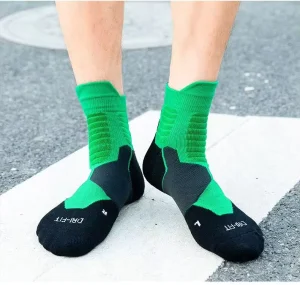 Professional Men’s Tennis Socks for Summer Athleisure Knitted Arch Support with Thicker Terry Cushioned Ankle Custom Logo Bottom