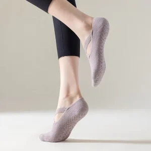 Professional Sports & Fitness Anti Slip Yoga Socks Pilates Socks with Straps