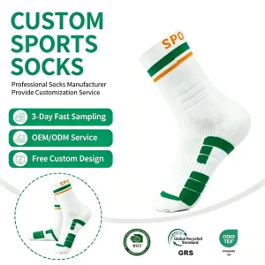 Professional Sports Socks for Children Non Slip Bottom Odor Resistant Breathable Anti Bacterial Body Logo for Summer Sports