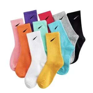 Professional Sporty Cotton Socks Custom Logo Branded Men’s Socks
