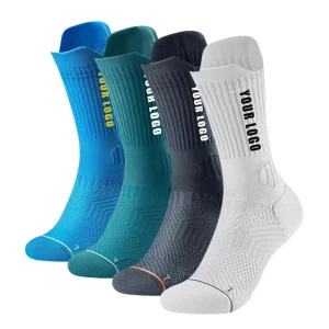 Professional Sporty Socks Custom Design Running Sock Men Custom Logo Sport Tube Sock