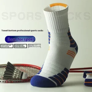 Professional Summer Sports Socks for Men Children Mid Calf Non Slip Thickened Towel Bottom Basketball Socks Sports