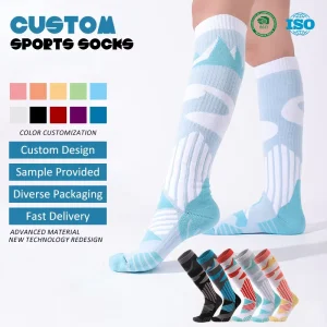 Professional Thickened Padded Medias Esqui Chaussettes Climbing Snowboard Thermal Compression Outdoor Sport High Tube Ski Socks