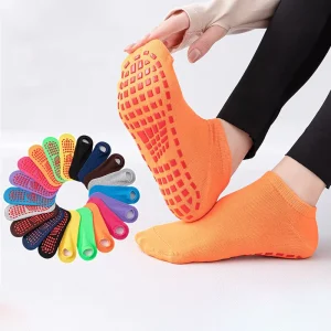 Professional Trampoline Children’s Non slip Silicone Socks Floor Socks Summer Breathable Adult Yoga Socks