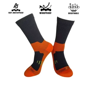 Professional Waterproof Socks Cycling Hiking Unisex Socks Outdoor Sports Running Customized Winter Knitted Support