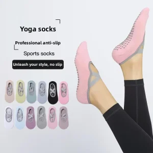 Professional Women’s Anti Slip Knitted Pilates Indoor Summer Ankle Floor Sports Ballet Yoga Socks