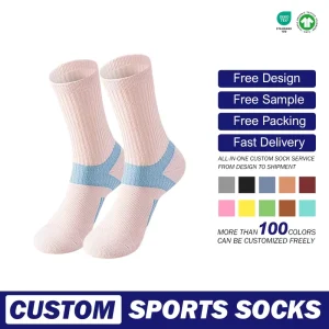Professional Women’s Sports Socks for Marathon Badminton Hiking Towel Bottom Marathon Running Badminton Hiking