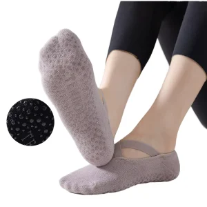 Quality Women’s Gym Cotton Spandex Nylon Crew Pilates Yoga Ankle Socks Body Non Slip Anti Bacterial Knitted Autumn Sports
