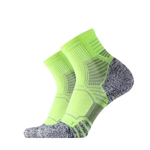 Quick Dry Coolmax Super Soft Unisex Ankle Sport Socks Knitted Anti Bacterial Eco Friendly Antislip Terry Cushion for Spring