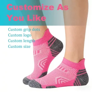 Quick Dry Lightweight Crew Socks Cuff Logo No Show Ankle Socks Men Women Breathable Low Cut Fitness Outdoor Sports Youth