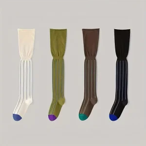 REMOULD Custom Dress Over logo Knee High Knitted Long Socks Women Girls Thigh High Socks Custom No Minimum