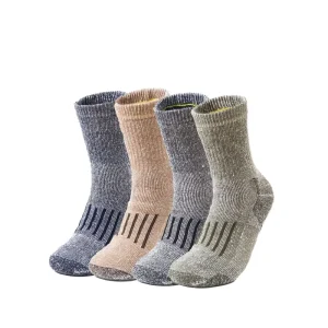 REMOULD Custom Thick Bamboo Work Socks for Men Heavy Duty Cotton Feet Support Winter Crew Casual Logo Cuff Bottom Body Placement