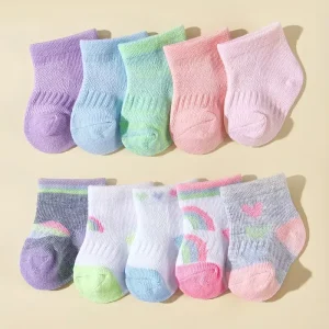REMOULD Custom logo Anti slip Newborn Baby Socks Anti slip 0-3 Months 6-12 Months Cotton Baby Grip Socks for Boy Girl