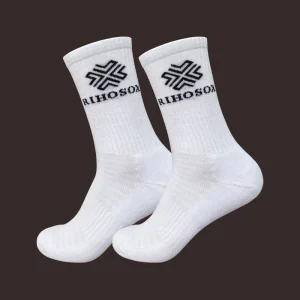 RIHOSOX Men’s Thick-Cushioned Sport Socks with Elastic Comfortable Cuff for Winter Running