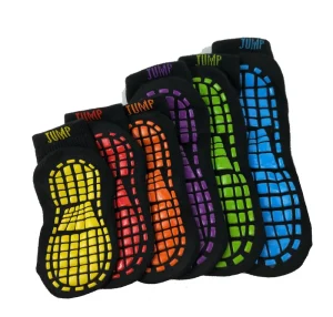 Ready to Ship Stock Socks Anti Skid Slipper Knit Slipper Socks With Rubber Sole for Children Indoor Playground
