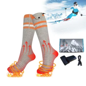 Rechargeable Electric Heated Warm Socks for Men Women Winter Thermal Heated Socks