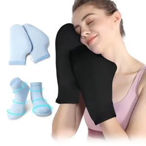 Reusable Gel Cold Therapy Sock For Hot & Cold Therapy Ankle Foot Ice Pack Wrap For Injuries Instant Pain Relief For Achilles
