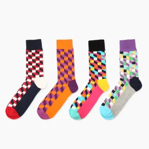 Rich and Colorful Casual Lightweight Cotton Socks Daily Wear Socks Spring and Autumn