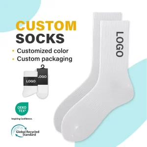 Running Hiking Towel Bottom Anti-slip Cushioned Sports Socks Custom Men Sports Socks