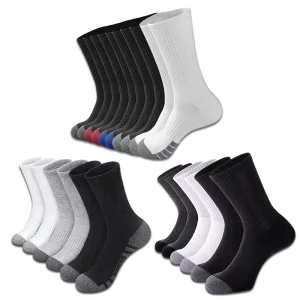 Running Sport Athletic Mid Tube Socks Men’s Outdoor Polyester Cotton Material Large Size Breathable Socks