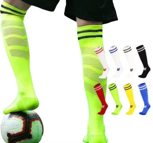 S to XL Breathable Football Grip Socks Towel textured Men’s Adult Kids Custom Knee High Soccer Anti Slip Socks Cotton