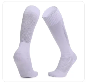 SB1129 Men’s Professional Sports Socks Thickened Towel Bottom Sweat Absorbent Breathable Solid Color for Baseball Football