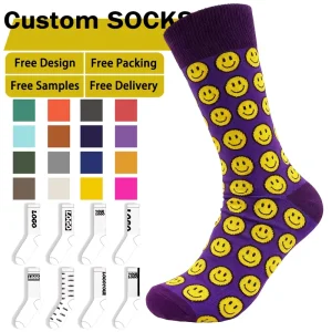 Seamless Custom Summer Anti Bacterial Socks for Sensitive Feet Low MOQ ODM Unisex Cotton Comfort Socks Irritating Toe Seams