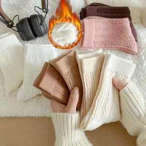 Seamless Winter Thick Warm Socks Cashmere Snow Ski Trekking Hiking Boot Socks Outdoor Thermo Merino Wool Crew Socks