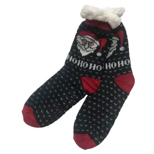 Sherpa Fleece Winter Socks Thermal Knit Anti Skid Slipper Socks with Thick Fuzzy Lining