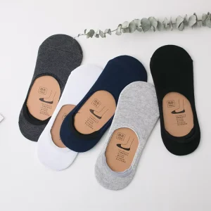 Silicon Non Slip Low Cut Secret Socks Men Short No Show Invisible Socks