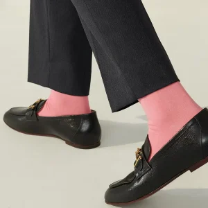 Simple and Versatile Solid Color Women’s Dress Socks High-End Egyptian Cotton Socks Soft Candy Powder Designer Socks