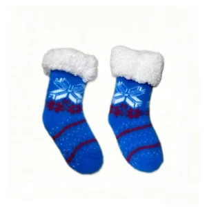 Snowman Crew Knitted Cute Cartoon Comfortable Disposable Floor Socks for Babies Winter Essential Festive Snowflake