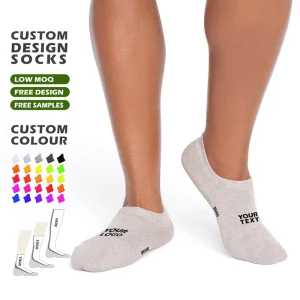 Sock Manufacture Non Slip No Show Socks Unisex No Show Ankle Socks Custom Text Logo Low Cut Sox