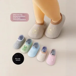 Socks Baby Infant Floor Socks Anti-Slip Cartoon Children’s Soft Sole Indoor Walking Shoes Early Education