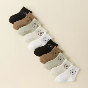 Socks Children’s Socks Trendy New Classic Bear Design Spring Mid tube Student Socks Baby Socks