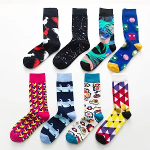 Socks Luxury for Men Big Size Colorful Marvel Socks