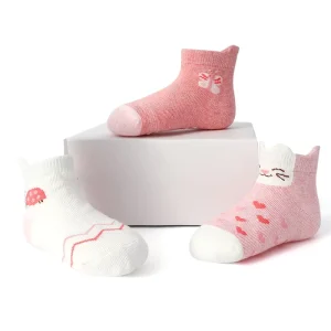 Socks Summer Ankle New Cartoon Baby Girls Anti slip Breathable Cotton Socks 1-3 Years Old