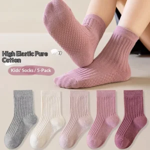 Socks Women for Solid Color Girls’ Socks Baby Socks Autumn Pineapple Pattern Children’s Socks Breathable High-elastic