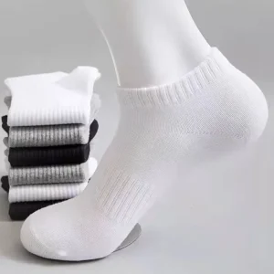 Socks for Men Summer Promotion Ankle Sports Black School Manufacturer Cotton White Men Socks