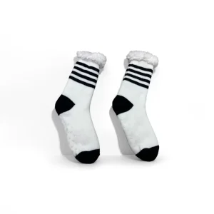Soft Breathable Transparent Crew Festive Xmas Daily Lounge Socks for Women
